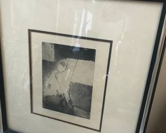 DEGAS ORIGINAL FROM A CANCELLED PLATE