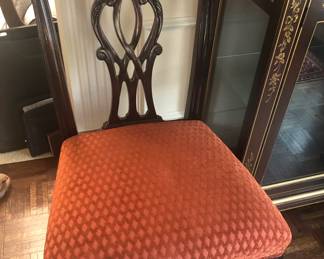 6 CHAIRS AND 2 ARM CHAIRS