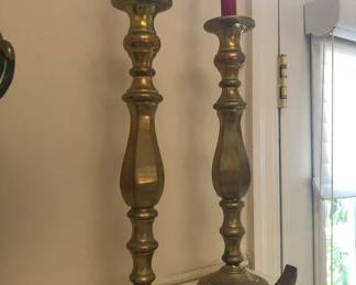 BRASS CANDLESTICKS