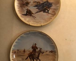 WESTERN PLATES BY REMINGTON