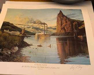 POSTER SIGNED GARY LUCY