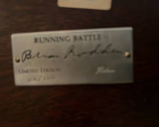 HALL MARK OF BRONZE INDIAN & CALVERY ON HORSE