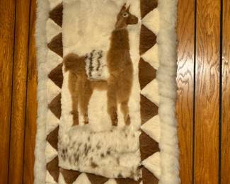 Authentic Llama rug