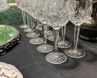 Set of 12 Waterford Hocks-$200