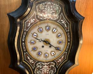 French Napoleon Oeil de Boeuf Wall Clock-$450