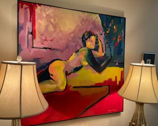 Deidamia Pinedo “Carmen Pinedo” Painting-$750