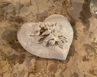 Frank Fleming bisque heart-$800