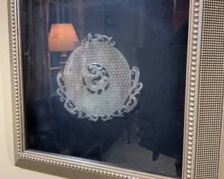 Antique Chinese Carved Jade Dragon Disc-$800