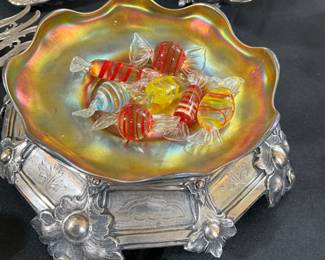 Louis Comfort Tiffany Favrile 7” Dish-$200