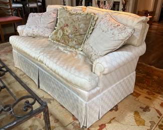 Custom made down filled loveseat-$800
