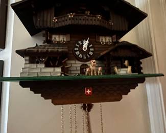 German Original Schwarzwalder Cuckoo Clock (Hand Made) & Swiss Musical Movement - 7 day wind