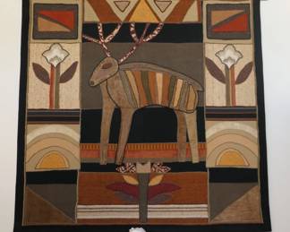 Helen Webber hand made woven tapestry - 1970's