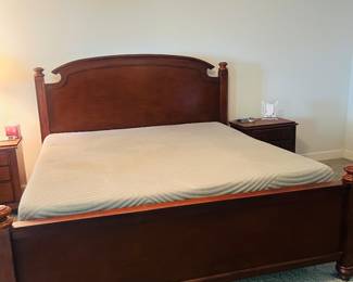 King Sleepnumber bed with two remotes