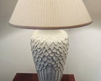 Art deco banana leaf lamp