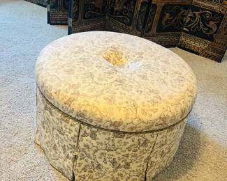 Upholstered ottoman