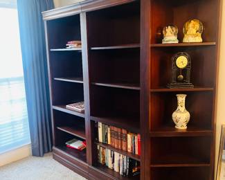 Three piece wall unit/bookcase/display 