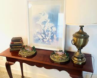 Queen Anne style foyer table