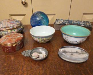 Collection Of Colorful Decor Pieces