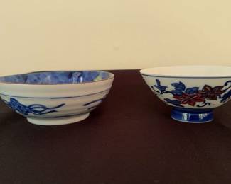 Little Decorative Asian Sytle Bowls