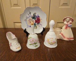 Floral Melody and More Collection Of Floral China And Ceramic Pieces, Some Hand Painted