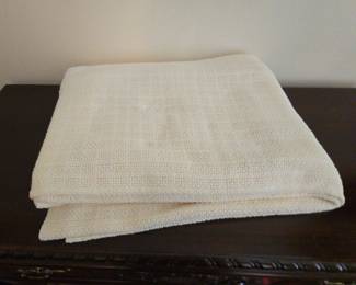 Queen Size Blanket Cream Colored