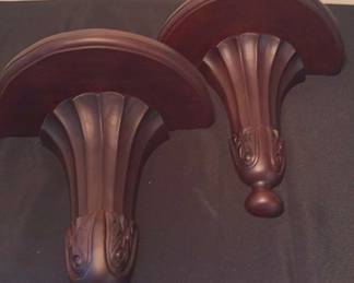 2 Wodoen Wall Sconces 