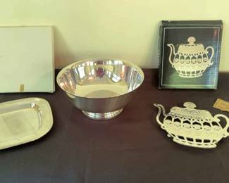 Shiny Silver Silver Plated Set