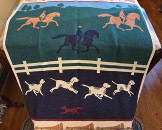 50 X 60 HuntingThemed Throw Blanket