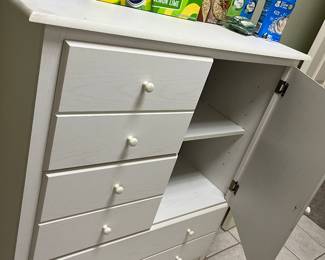 Storage cabinet - open view