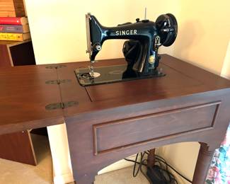 antique Singer sewing machine