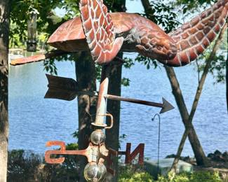 Turtle weather vane