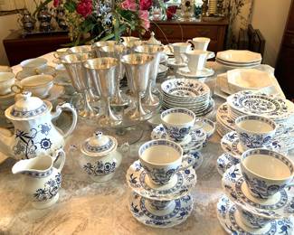 J & G Meakin “Blue Nordic” dishes