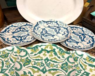 Williams and Sonoma plates