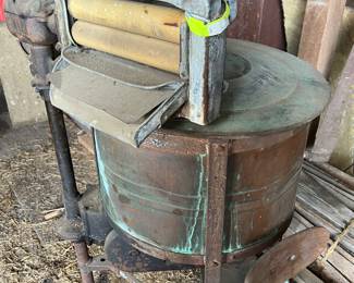 Copper motorized washing machine 