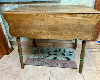 Vintage Oak Drop Leaf Table