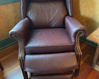 Action Lane Leather Recliner 