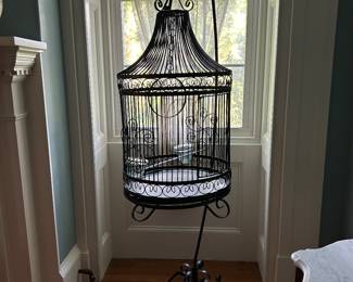 Decorative Birdcage on Stand