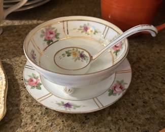 Vintage Nippon Porcelain. Rising Sun 3 piece