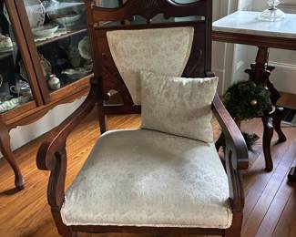 JOHN JELLIFF Style Victorian Armchair 