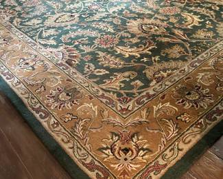 Wool Area Rug 9.6x13.6