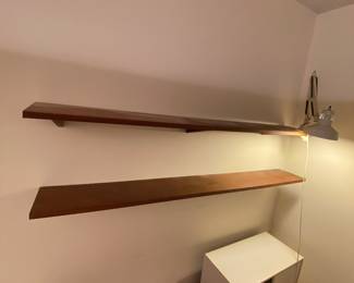 MCM teak shelves