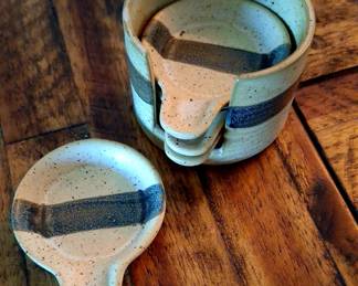 There are a lot of unique kitchen items at this sale.