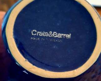 Crate & Barrel bowls and plates