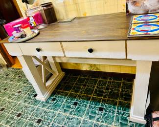 Great whitewashed buffet or kitchen island 