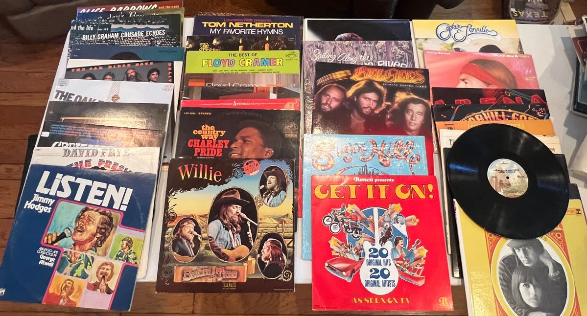 Large selection of records