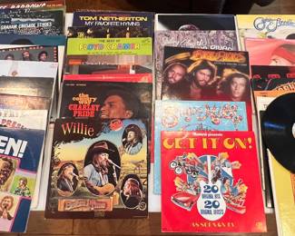 Large selection of records