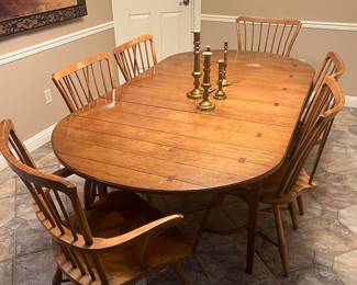 Vintage Drexel Heritage Table & 6 Chairs