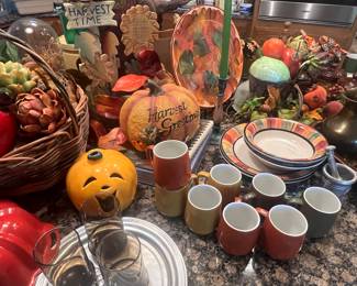 Large selection of Fall decor 