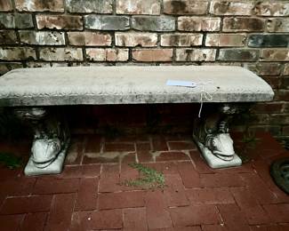 Concrete bench