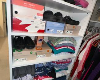 Shoes and tee shirts